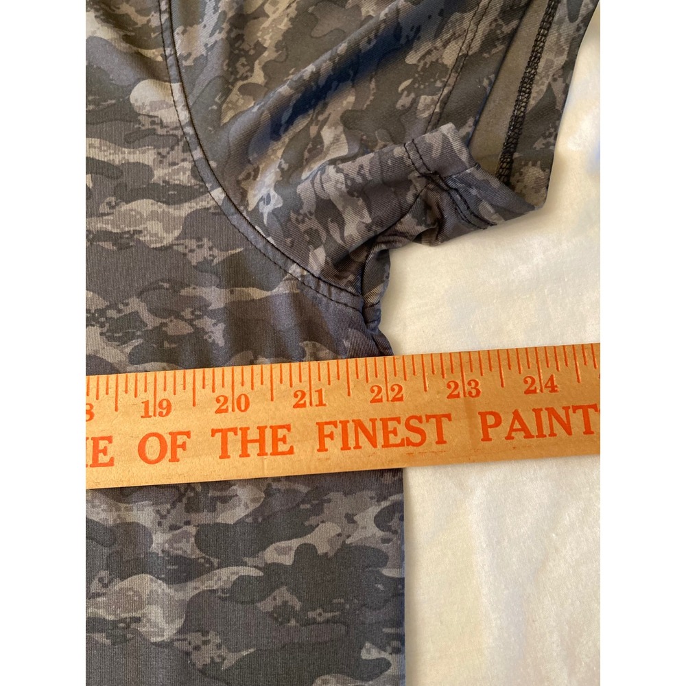 Kenneth Cole Golf Polo Shirt Mens‎ Medium Gray Camo Short Sleeve - Picture 11 of 12